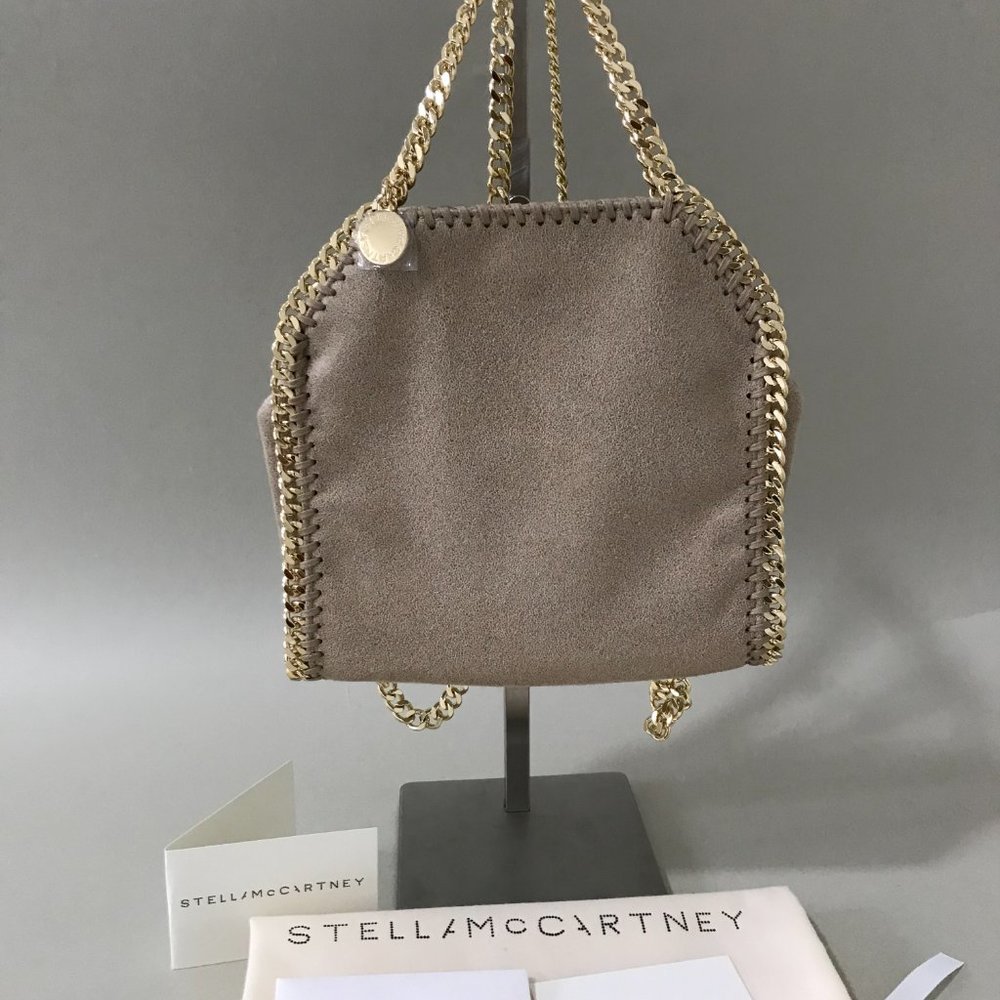 Stella McCartney Falabella Vegetarian Brushed-leather Shoulder